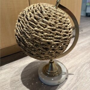 Boho Globe with Brass Stand